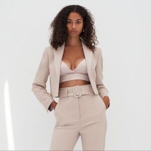 NWT Babaton Ella Blazer in Bone